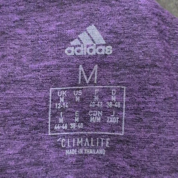 Adidas Heathered Purple Razorback Tank Top - Picture 4 of 5